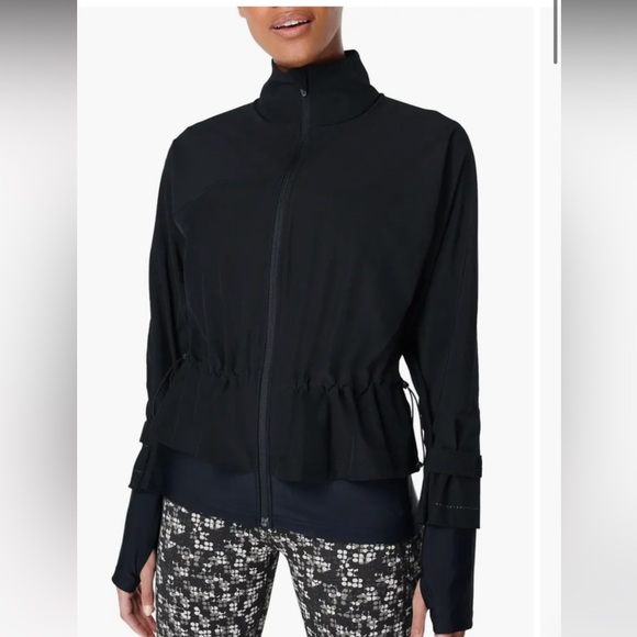 Sweaty Betty Fast Lane Running Jacket Size XS Color Black - Picture 1 of 10